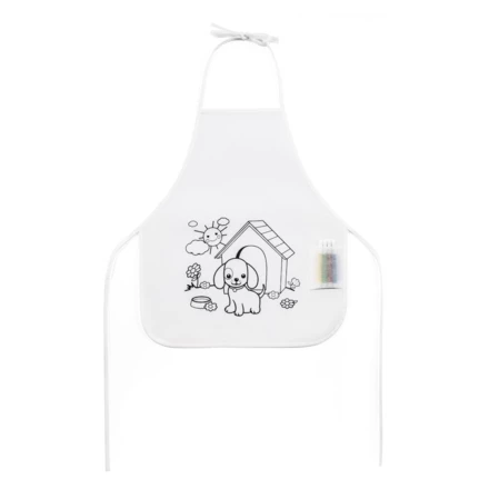 NILO. Children's apron for colouring in non-woven (80 g/m²) (NPS-99834-106)