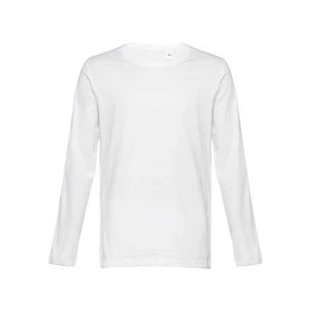 THC BUCHAREST WH. Męski bawełniany T-shirt z długim rękawem (NPS-30123-106-L)