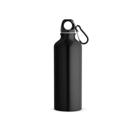 RE-LANDSCAPE M. Butelka aluminiowa z recyklingu (100% rAL) karabińczykiem 530 ml (NPS-54623-103)