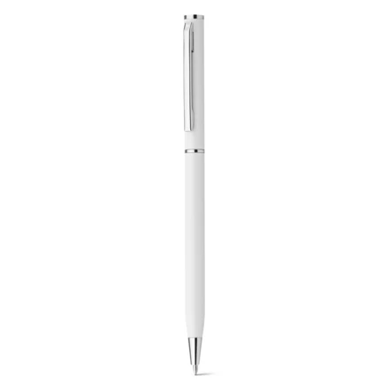 LESLEY METALLIC. Aluminium ball pen with clip and twist mechanism (NPS-81185-106)