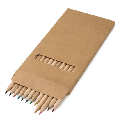 CROCO. Pencil box with 12 coloured pencils (NPS-91746-160)