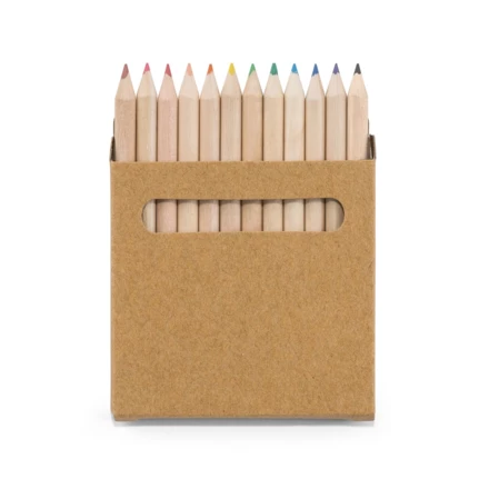 COLOURED. Pencil box with 12 coloured pencils (NPS-91747-160)