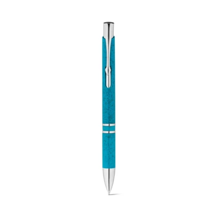 BETA WHEAT. Straw fibre and ABS ball pen with clip (NPS-91771-124)