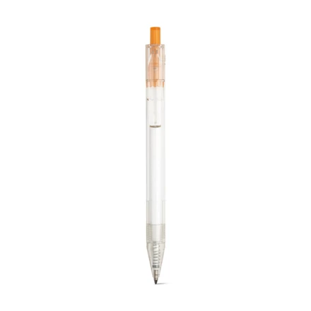 HARLAN. rPET-Kugelschreiber mit farbigem Knopf (NPS-91794-128)