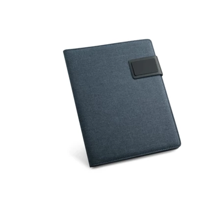 PYNCHON. Teczka A5 z imitacji lnu i PU z blokiem strony w linie (NPS-92066-104)