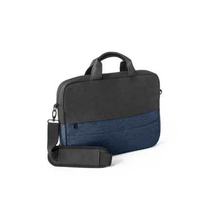GENOA. Wyściełana torba na laptopa z recyklingowanego poliestru 600D o wysokiej gęstości 15” (NPS-92086-104)