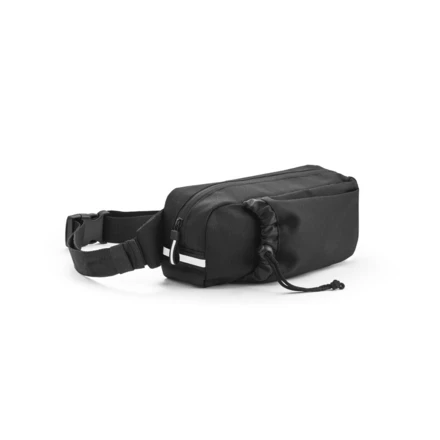 DELFOS POUCH. Torba biodrowa z 300D poliestru pochodzącego i 600D poliestru pochodzącego z elementami odblaskowymi (NPS-92091-103)