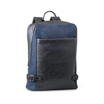 DIVERGENT BACKPACK I. 15'6" Laptop backpack in denim and PU (NPS-92189-134)