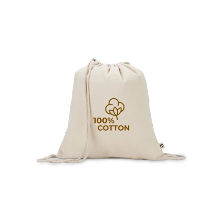 MAIORCA. Torba na plecak wykonana w 100% z bawełny pochodzącej z recyklingu (180 g/m²) (NPS-92374-150)