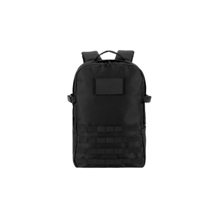 EDINBURGH BPACK. Plecak w stylu wojskowym wykonany z 600D, poliestru z recyklingu o wysokiej gęstości i podszewki z 210D poliestru z recyklingu 17'3' (NPS-92387-103)