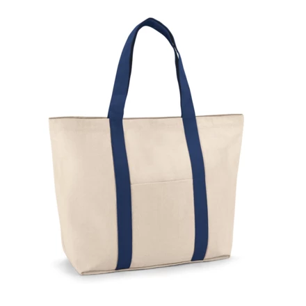 VILLE. Płócienna torba 100% bawełna z przednią i wewnętrzną kieszenią (280 g/m²) (NPS-92824-104)