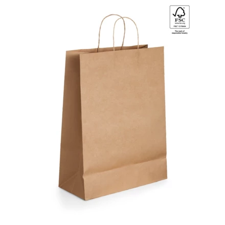 LEIA. Torba z papieru kraftowego (115 g/m²) (NPS-92875-160)