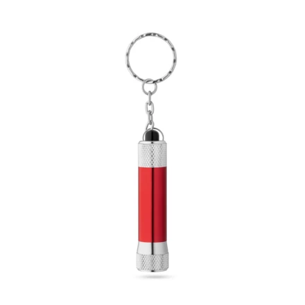 LERGAN. Aluminium keyring with a 3 LED flashlight (NPS-93141-105)