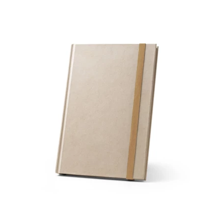DICKINSON. Notatnik A5 w twardej oprawie wykonany z papieru z trzciny cukrowej (80% trzciny cukrowej) z kartkami w linie (NPS-93286-160)
