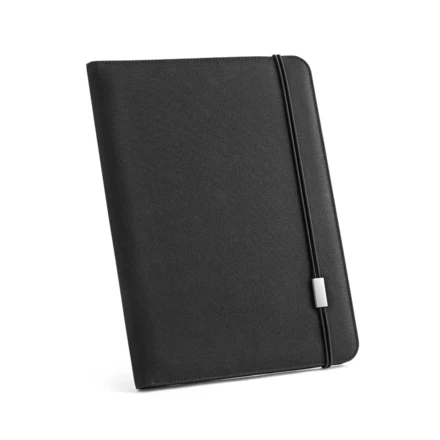 EMERGE FOLDER II. Teczka A4 z 300D poliestru pochodzącego (100% rPET) z zamknięciem na gumkę (NPS-93580-103)