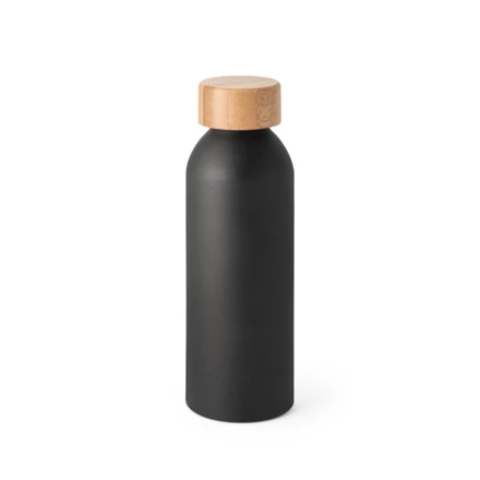 QUETA. Aluminiowa butelka z bambusową pokrywką 550 ml (NPS-94250-103)