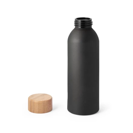 QUETA. Aluminiowa butelka z bambusową pokrywką 550 ml (NPS-94250-103)
