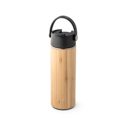 LAVER. Butelka termiczna z bambusa, stali nierdzewnej i PP 440 ml (NPS-94257-103)