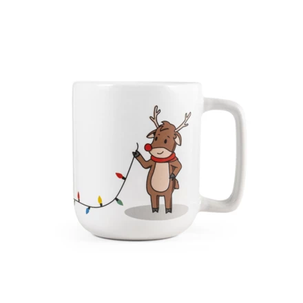 REINDEER. Kubek z nadrukiem świątecznym 330 ml (NPS-94282-106)