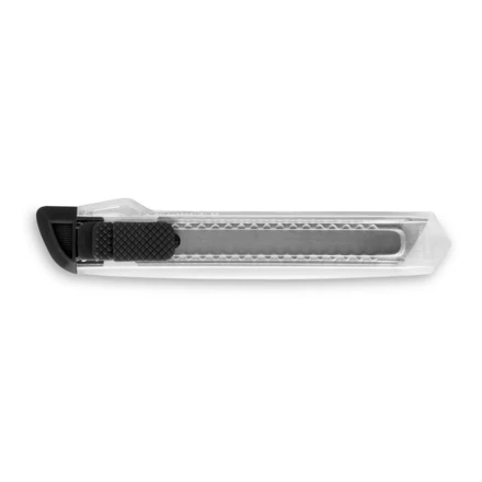 PAYTON. Teppichmesser, transparent mit sicherer abtrennbarer Feststellklinge (NPS-94510-103)