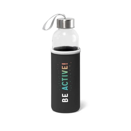 RAISE. Butelka sportowa ze szkła i stali nierdzewnej 520 ml (NPS-94646-103)