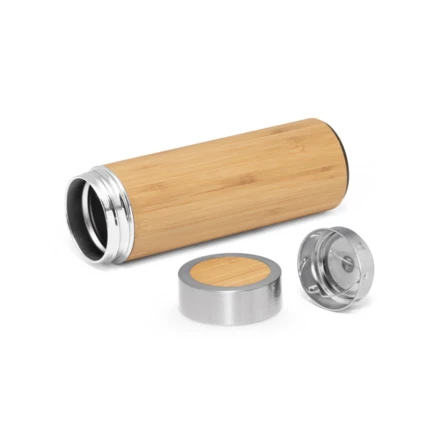 NATUREL. Isolierkanne aus Bambus und Edelstahl (90% recycelt) (430 mL) (NPS-94683-160)
