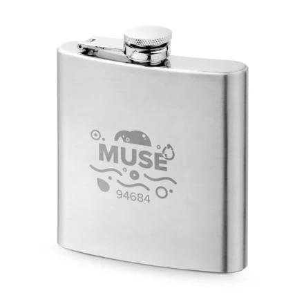 MUSE. Kieszonkowa butelka ze stali nierdzewnej 180 ml (NPS-94684-107)
