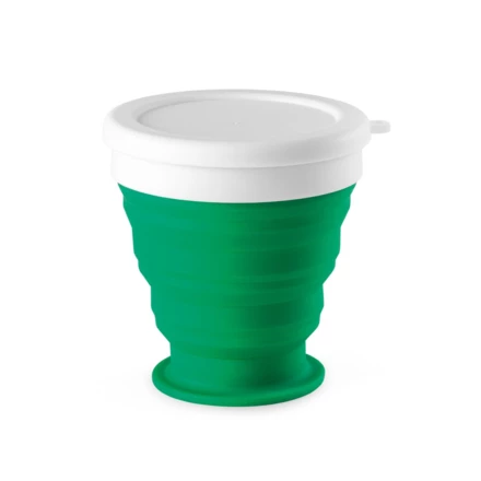 ASTRADA. faltbarer Reisebecher aus Silikon und PP 250 ml (NPS-94762-109)