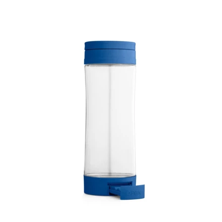 QUINTANA. Szklana butelka sportowa z zakrętką PP 390 ml (NPS-94783-114)
