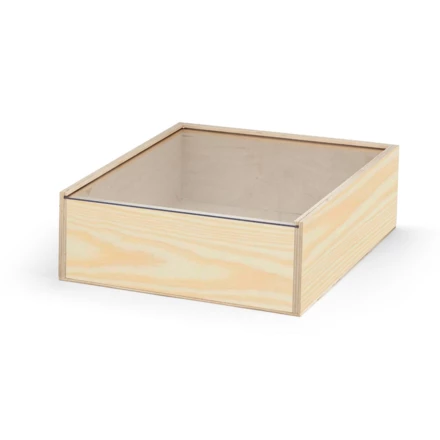 BOXIE CLEAR L. Drewniane pudełko L (NPS-94945-170)