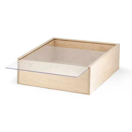 BOXIE CLEAR L. Drewniane pudełko L (NPS-94945-170)