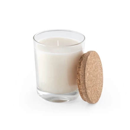 ZEN 180. Aromatyczna świeca w szklanym kubku z korkową pokrywką 180 g (NPS-95078-110)