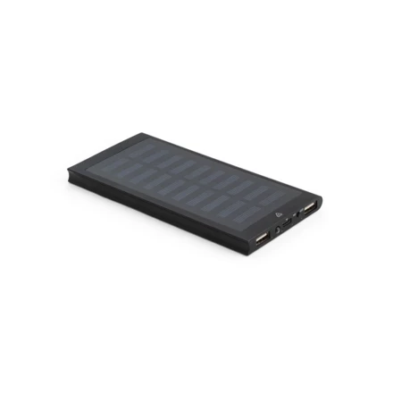 CLERK. Power bank 8 000 mAh z panelem słonecznym z aluminium pochodzącego w 100% z recyklingu (NPS-97137-103)