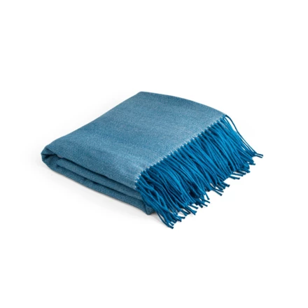 SMOOTH. 100% akrylowy koc ze wstążką i kartą do personalizacji (270 g/m²) (NPS-99044-104)