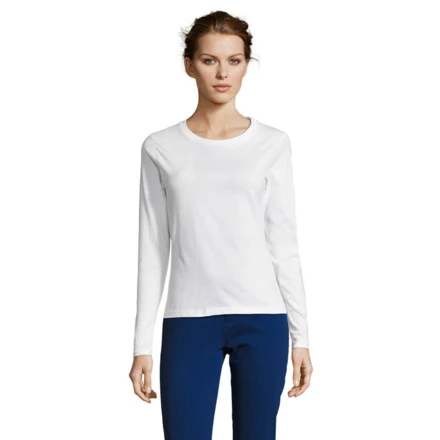 MAJESTIC Damski T-SHIRT 150g - MAJESTIC (NMO-S11425-WH-L)