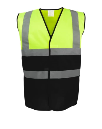 fluo yellow, black