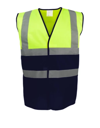 fluo yellow, navy