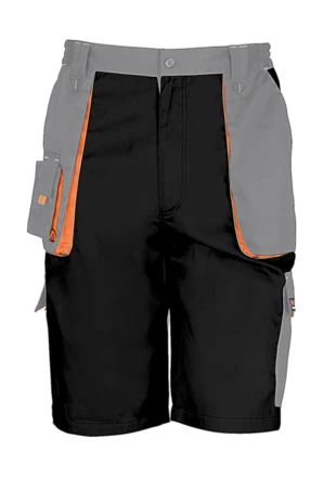 black, grey, orange