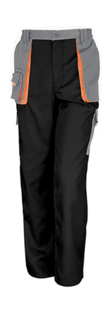 black, grey, orange