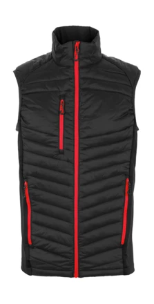black, classic red