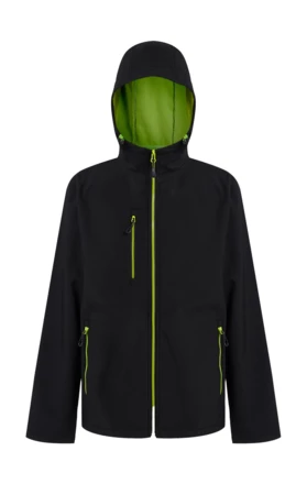 black, lime green