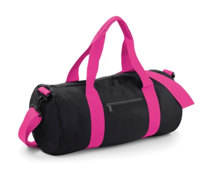 black, fuchsia