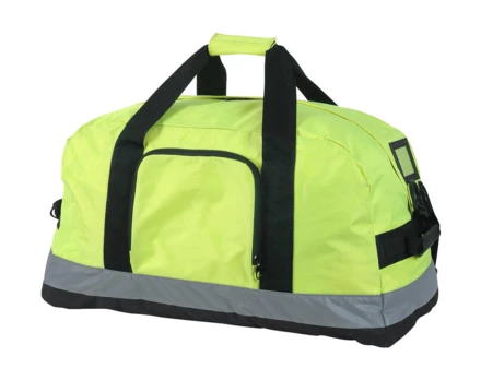 hi-vis yellow, black