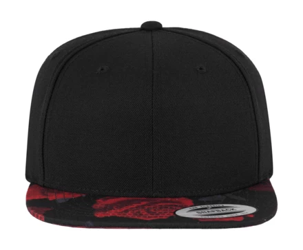 black, red