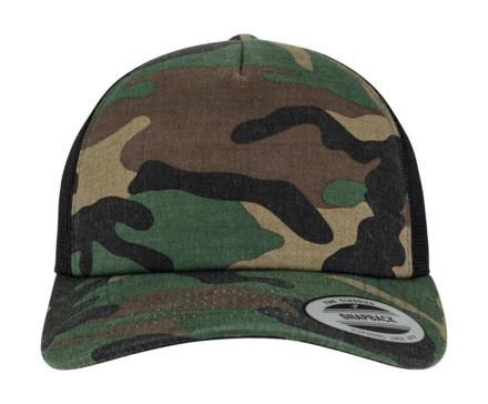 wood camo, black
