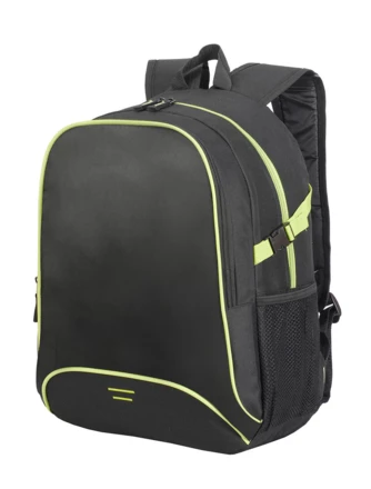 black, lime green