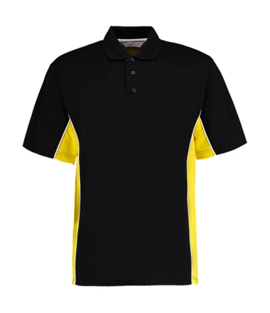 black, yellow, white