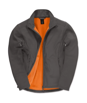 dark grey, neon orange