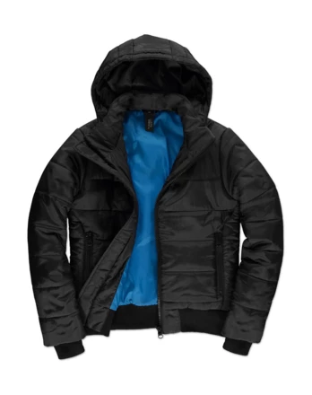 black, cobalt blue