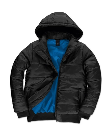 black, cobalt blue